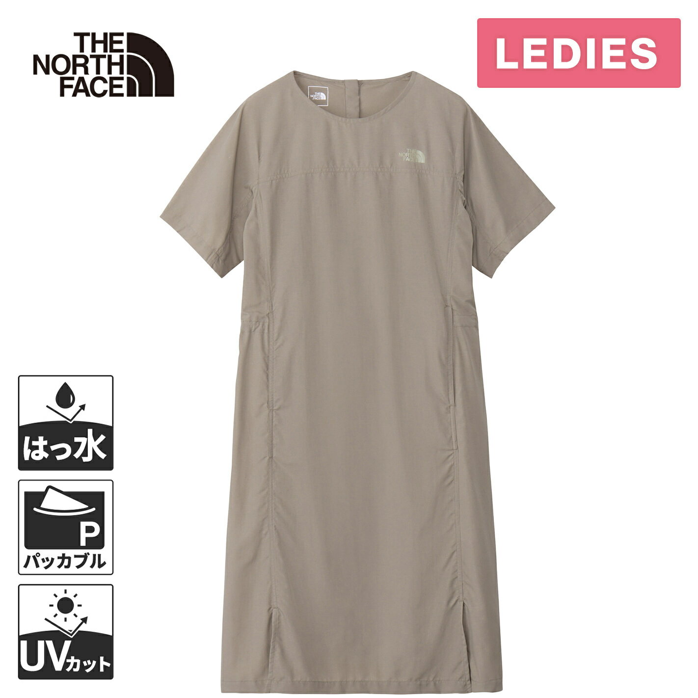 【新品タグ付】海外限定　ノースフェイス　ワンピース　グレー　海外M（国内L） セール】THE NORTH FACE/ザ・ノース・フェイス Zoo Picker ONEPIECE