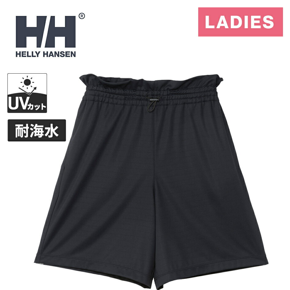 ヘリー ハンセン HELLY HANSEN レディース シャルム ラッシュガード ショーツ W Sjarm Rash Guard Shorts ブラック HW82512 K