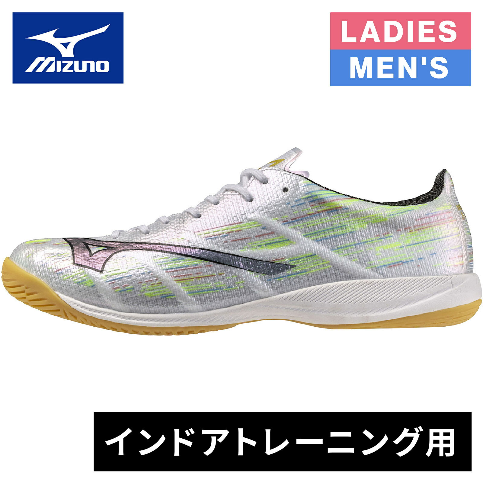 Other - ミズノ MIZUNO メンズ レディース サッカー トレーニングシューズ ミズノアルファ2 ELITE IN ホワイト×シルバーイリディセント P1GF2562 09
