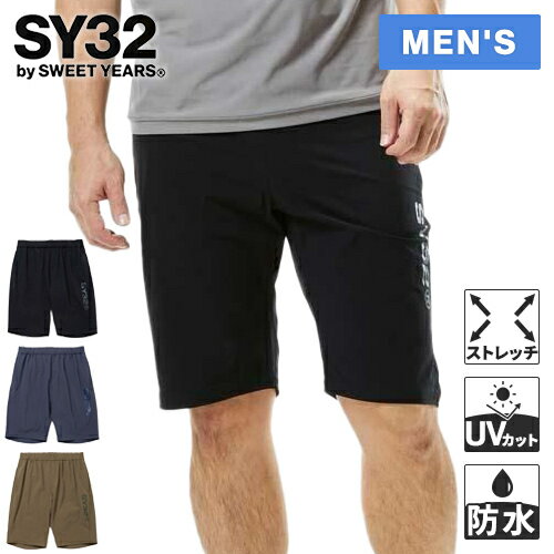 Sweet Years SY32 Men's Golf Wear Shorts Cool Touch Mesh Pocket Shorts SYG-25S048