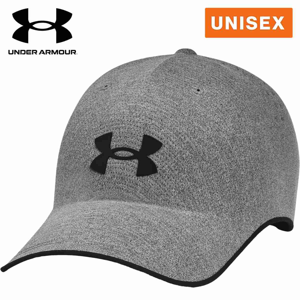 アンダーアーマー UNDER ARMOUR メンズ レディース トレーニングウェア 帽子 ステルス フォーム アンクラッシャブル キャップ STEALTH FORM UNCRUSHABLE CAP キャッスルロック/ブラック 6000413 025