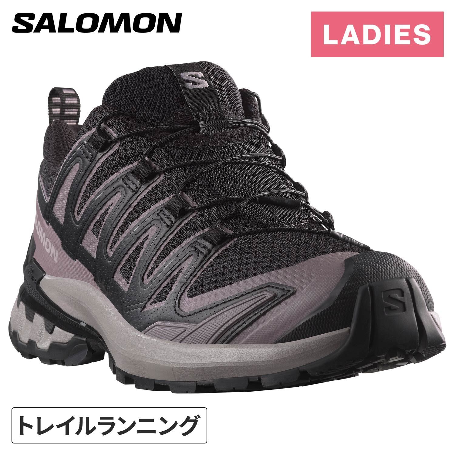 サロモン SALOMON レディース トレイルランニングシューズ XA PRO 3D V9 W ブラック/ガル/エクスカ