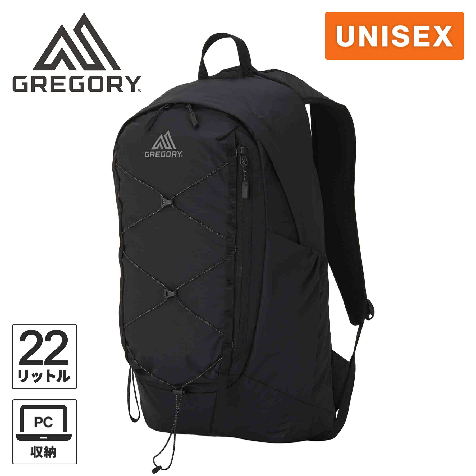 GREGORY - ★セールsale 15％OFF★ グレゴリー GREGORY メンズ レディース エアロライトバックパック22 ブラック 1588001041