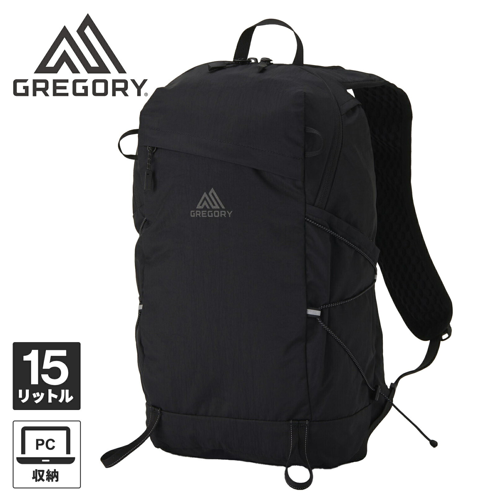 GREGORY - グレゴリー GREGORY メンズ レディース バックパック レイブン12 ブラック 1572241041