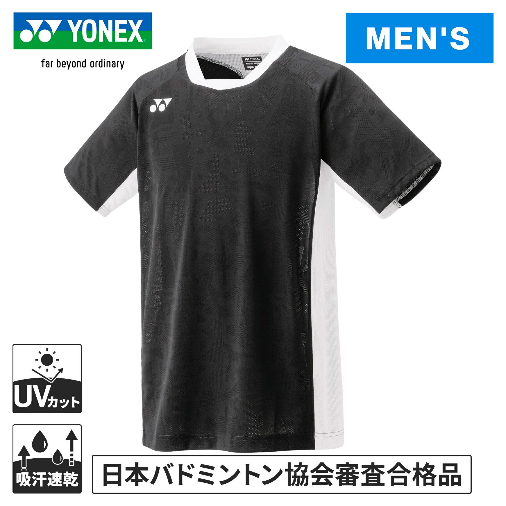 ヨネックス YONEX メンズ メンズゲームシャツ ブラック 10634 007