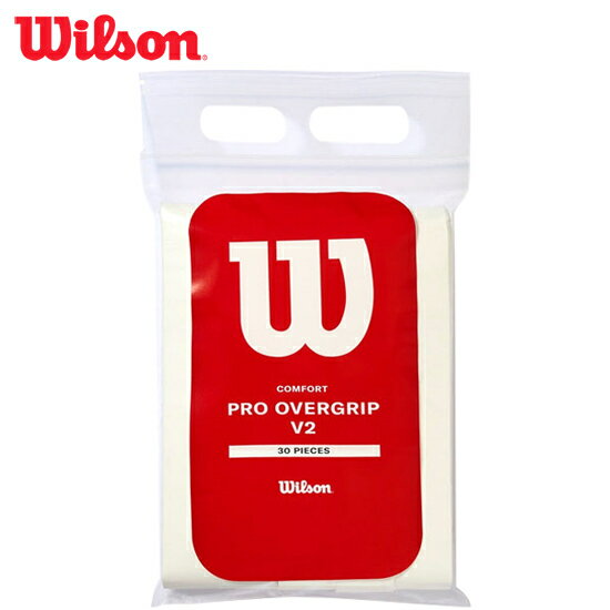 ★セールsale 20％OFF★ ウイルソン Wilson ソフトテニス プロ オーバーグリップ 30PK SMU PRO OVERGRIP 30PK SMU ホワイト WR8449901001