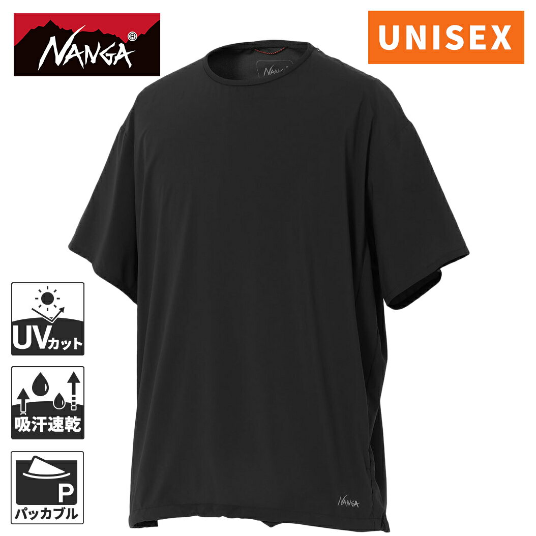 ナンガ NANGA メンズ レディース PLC エクスカーション Tシャツ PLC EXCURSION TEE ブラック N2500-1P403A BLK
