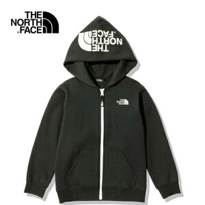 ★セール 21％OFF★ ザ・ノース・フェイス ノースフェイス キッズ パーカー リアビューフルジップフーディ Rearview FullZip Hoodie ブラック NTJ62261 K