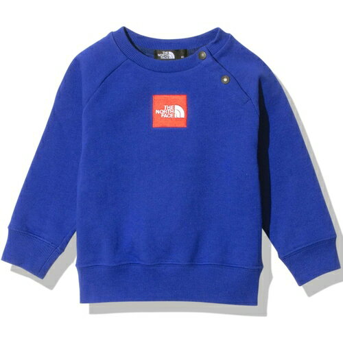 ノースフェイス THE NORTH FACE ベビー トレーナー スウェットロゴクルー B Sweat Logo Crew ラピスブルー NTB62227 LB