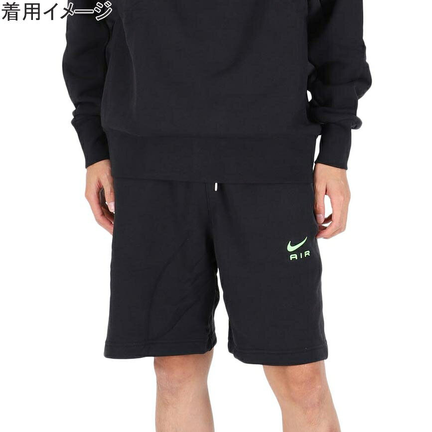 ナイキ NIKE メンズ フレンチ テリー ショートパンツ ブラック/ダークスモークグレ...