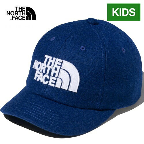 ★セールsale 35％OFF★ ザ・ノース・フェイス ノースフェイス キッズ 帽子 TNFロゴフランネルキャップ Kids’ TNF LOGO Flannel Cap ラピスブルー NNJ42203 LB 男の子 女の子 秋 日除け 日よけ アウトドア シンプル カジュアル 子供服 刺繍 子ども こども 子供用