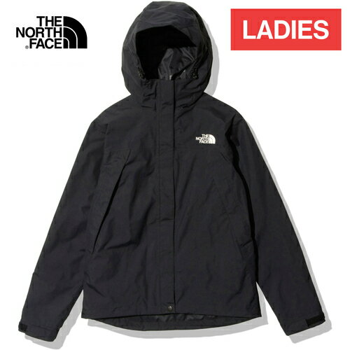 ★セールsale 25～29％OFF★ ザ ノース フェイス ノースフェイス レディース スクープジャケット Scoop Jacket ブラック NPW62233 K THE NORTH FACE ウインドブレーカー 撥水 マウンテンパーカー アウトドア アウター 国内正規