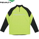 ★セールsale 33〜47%OFF★ ペナルティ PENALTY メンズ サッカー トレーニングウェア プロ裏起毛ハーフジップトップ フラッシュイエロー PU...