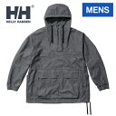 ヘリー・ハンセン HELLY HANSEN メンズ ジャケット フレームプルーフデニムアノラック Flameproof Denim Anorak カーボロネロ ...