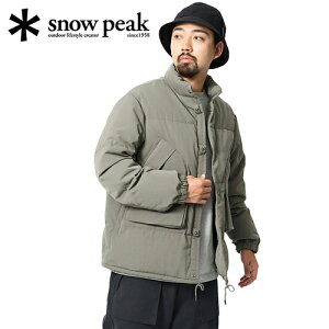 スノーピーク snowpeak メンズ レディース タキビ ダウンジャケット TAKIBI Down Jacket カーキ JK-22AU103 Khaki