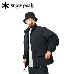 スノーピーク snowpeak メンズ タキビ ダウンジャケット TAKIBI Down Jacket ブラック JK-22AU103 BK