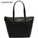 ラコステ LACOSTE L.12.12 プチピケ スモール トートバッグ ブラック NF2037X 000