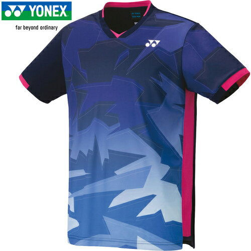 ★セールsale 13％OFF★ ヨネックス YONEX キッズ ジュニアゲームシャツ ネイビーブルー 10474J 019