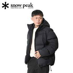 スノーピーク ダウンジャケット メンズ スノーピーク snowpeak メンズ リサイクルライトダウンジャケット Recycled Light Down Jacket ブラック JK-22AU005