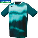 ★セールsale 17％OFF★ ヨネックス YONEX メンズ メンズゲームシャツ フィットスタイル ティールグリーン 10447 544