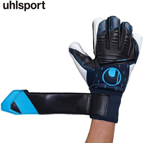 ★セールsale 26%OFF★ 26％OFF★ ウールシュポルト uhlsport サッカー キーパーウェア スピードコンタクト スーパーソフト ネイビー×ブラック×ブルー 1011282 01