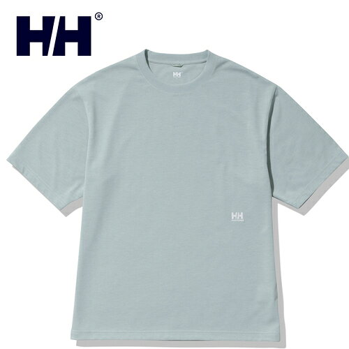 ★10日限定ポイント5倍_ダイヤモンド会員限定★ヘリーハンセン HELLY HANSEN メンズ 半袖Tシャツ ショートスリーブワンポイントティー S/S One Point Tee アクアグレー HOE62320 AHのサムネイル