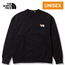 ザ・ノース・フェイス ノースフェイス メンズ レディース トレーナー ロングスリーブフラワーロゴクルー Flower Logo Crew ブラック NT12337 K