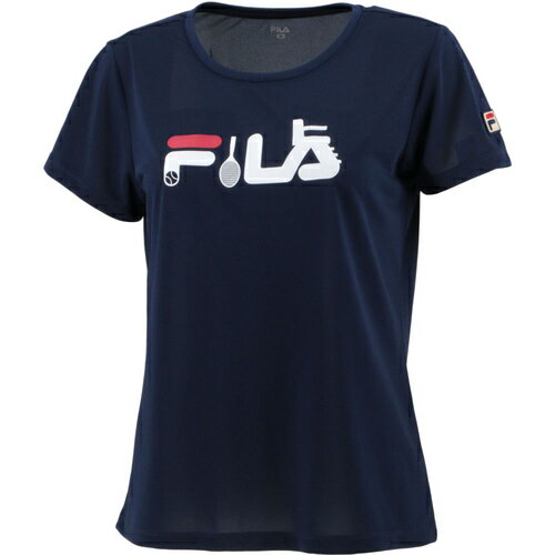 ★セールsale 10～34％OFF★ フィラ FILA レディース グラフィックTシャツ フィラネイビー VL2652 20