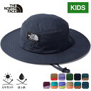 ザ ノース フェイス ノースフェイス キッズ 帽子 ホライズンハット Kids’ Horizon Hat アーバンネイビー NNJ02312 UN サンハット 紫外線防止 日よけ UVカット 男の子 女の子 あご紐つき サイズ調整 公園 水遊び お出かけ シンプル コンパクト