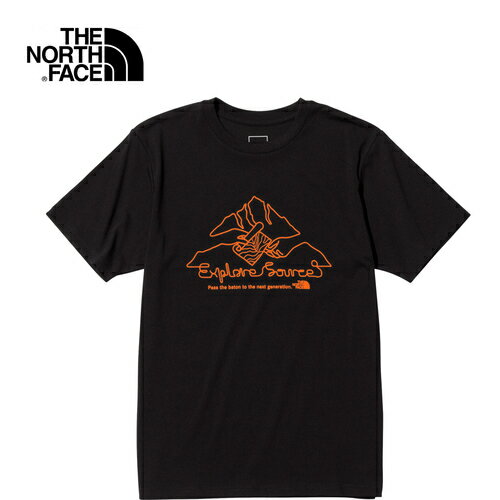 ザ・ノース・フェイス ノースフェイス メンズ 半袖Tシャツ ショートスリーブエクスプロールソースマウンテンティー S/S Explore Source Mountain Tee ブラック NT32393 K