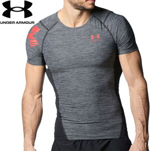 アンダーアーマー UNDER ARMOUR メンズ コンプレッションウェア ヒートギアアーマー ショートスリーブシャツ ノベルティ スチール 1378351 035