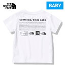 ザ・ノース・フェイス ノースフェイス ウェア ベビー ショートスリーブヒストリカルロゴティー B S/S Historical Logo Tee ホワイト NTB32356 W