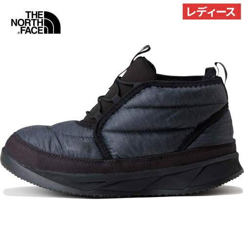 ザ・ノース・フェイス ノースフェイス レディース スニーカー ヌプシ チャッカ W Nuptse Chukka ヘザープリント/TNFブラック NFW02273 PK