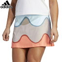 ★セールsale 20～23％OFF★ アディダス adidas レディース テニスウェア スコート W テニス マリメッコ プレミアム スカート マルチカラー/アイスブルー MKI31 HU1802