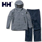 ★セールsale 30～50％OFF★ ヘリーハンセン HELLY HANSEN レディース レインウェア ボーダーヘリーレインスーツ Border Helly Rain Suit ヘリーブルー HOE12310 HB