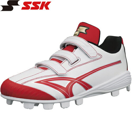 エスエスケイ SSK メンズ レディース 野球 スパイク グローロード MC2 ホワイト レッド SSF4230VC 1020