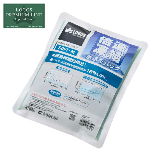ロゴス LOGOS 保冷剤 倍速凍結・氷点下パック ソフトM 81660647のサムネイル