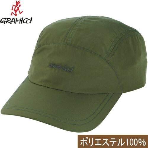 グラミチ GRAMICCI メンズ ライトリップストップストラップキャップ LIGHT RIPSTOP STRAP CAP オリーブドラブ G3SA-079