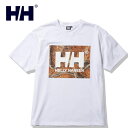 ヘリーハンセン HELLY HANSEN メンズ 半袖Tシャツ ショートスリーブフィッシングネットフォトティー S/S Fishing Net Photo Tee ホワイト×オレンジ HE62215 WT