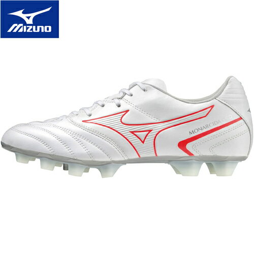 ★セール 24％OFF★ ミズノ MIZUNO メンズ レディース サッカー スパイク モナルシーダネオ 2 スーパーワイド ホワイト×ピンク P1GA2224 64