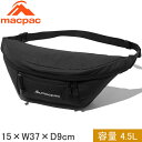 ★セールsale 13％OFF★ マックパック macpac ウエストバッグ バンバックL Bumbag L ブラック MM72305 K