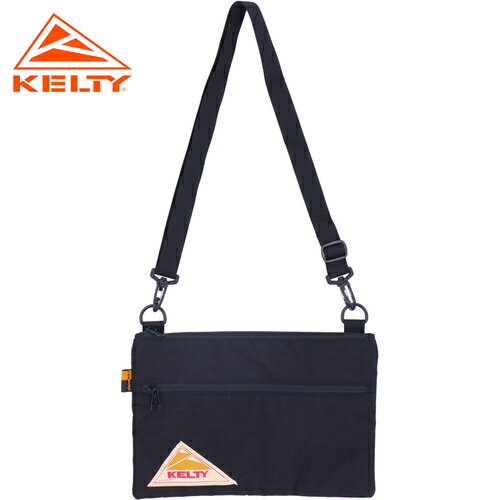 ケルティ KELTY サコッシュ ビンテージ フラットポーチ SM VINTAGE FLAT POUCH SM ブラック 32592214 BK