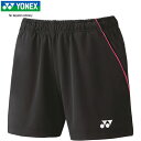ヨネックス YONEX レディース ウィメンズニットショートパンツ ブラック 25070 007