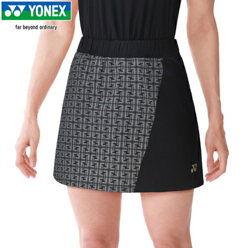 ★セールsale 18％OFF★ ヨネックス YONEX レディース テニスウェア スコート ウィメンズスカート インナースパッツツキ ブラック 26108 007