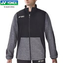 ヨネックス YONEX メンズ テニスウェア ジャケット ユニニットウォームアップシャツ ブラック 50137 007