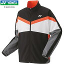 ヨネックス YONEX メンズ レディース テニスウェア ジャケット ユニウラジツキウォームアップシャツ ブラック 50143 007
