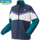 ★セールsale 13%OFF★ ヨネックス YONEX メンズ レディース テニスウェア ジャケット ユニウラジツキウォームアップシャツ ネイビーブルー 50...