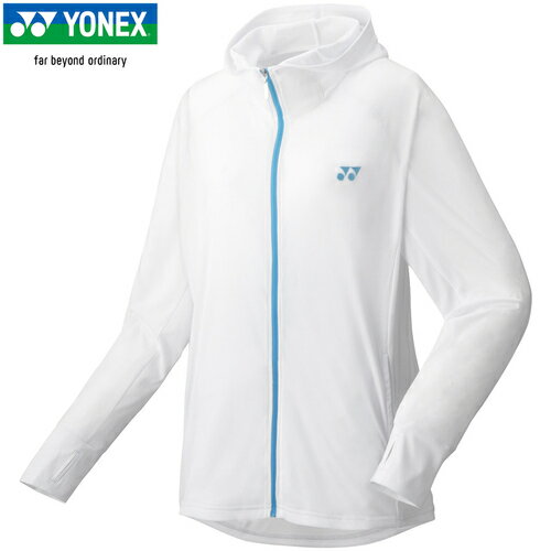 レディースウエア ★セールsale 18％OFF★ ヨネックス YONEX レディース テニスウェア ジャケット ウィメンズニットウォームアップパーカー ホワイト 57076 011