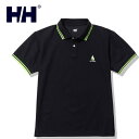 ヘリーハンセン Tシャツ メンズ ヘリーハンセン HELLY HANSEN メンズ 半袖Tシャツ ショートスリーブセイルロゴポロ S/S Sail Logo Polo ブラック HH32300 K