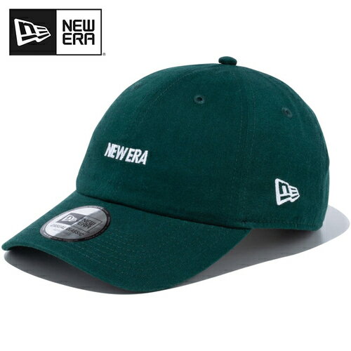 ニューエラ NEW ERA メンズ レディース キャップ カジュアルクラシック Word Mark ワードマーク ミニロゴ ダークグリーン 13515762